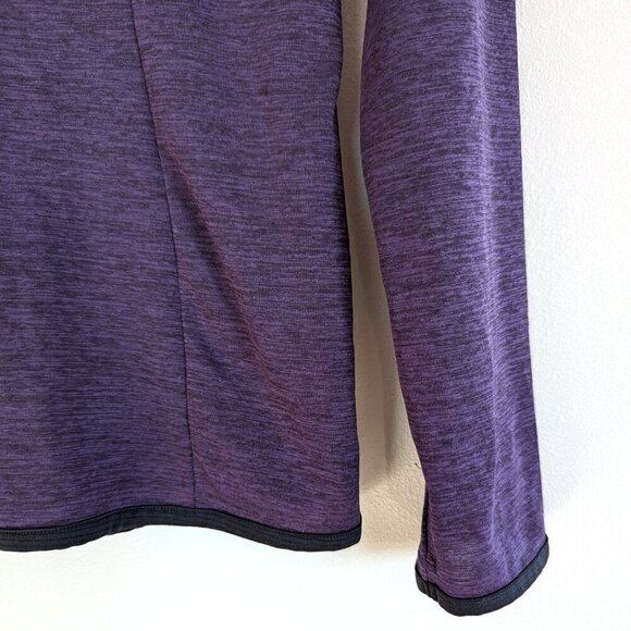 Under Armour Run 1/2 Zip Tech Twist Purple with Thumbholes Running Gear - Picture 3 of 10